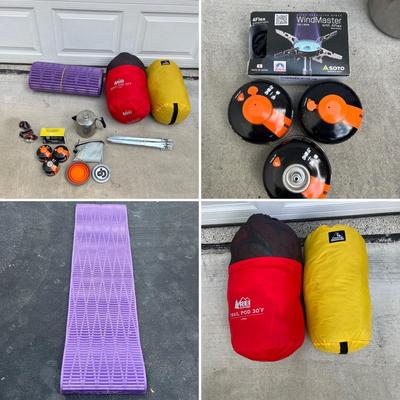REI & Marmot Sleeping Bags, Soto Micro Stove & More (G-MG)