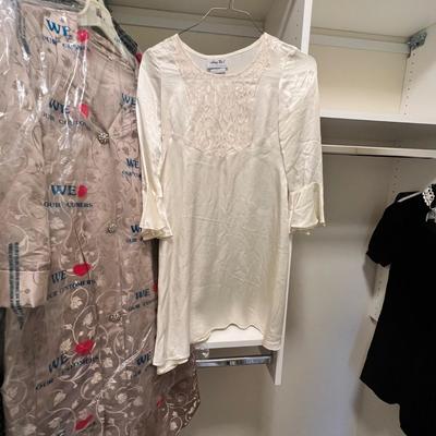 Vintage Saks Fifth Avenue Dress, Dynasty Satin Jacket & More Vintage Clothing (UGB2-JS)