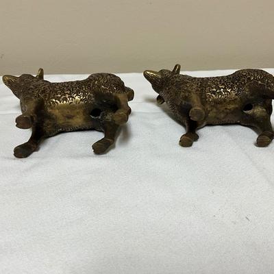 2 Bronze Sheep