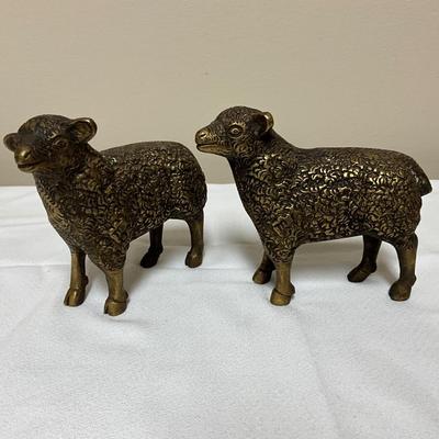 2 Bronze Sheep