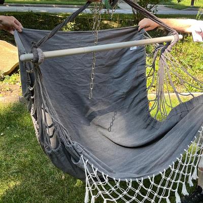 Chair Swing/Hammock With Macrame Accents (G-MG)