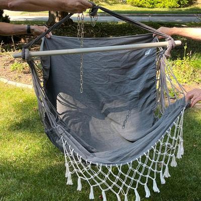 Chair Swing/Hammock With Macrame Accents (G-MG)