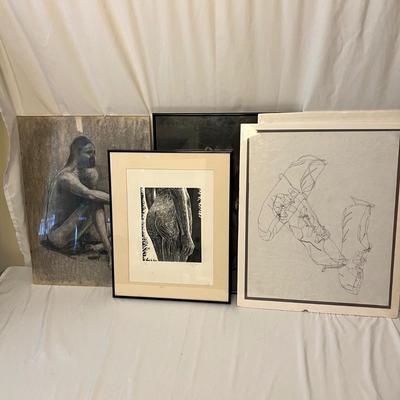 E. Renee Jones Signed/Numbered Woodblock Print & More (DR-RG)