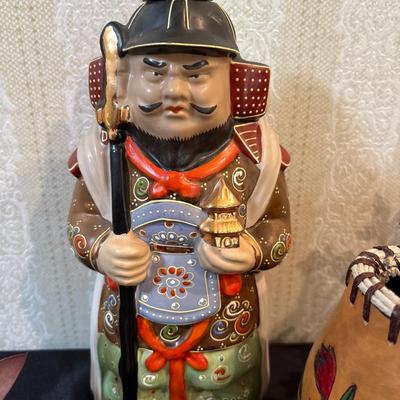 Japanese porcelain figurine & more