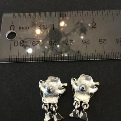 Cute Christmas Santa earrings Articulating