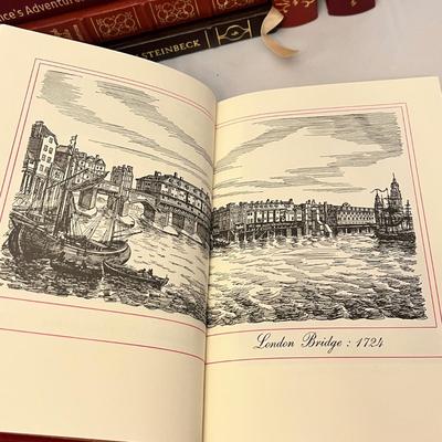 A Dozen Leather Bound Books (DR-RG