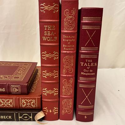 A Dozen Leather Bound Books (DR-RG