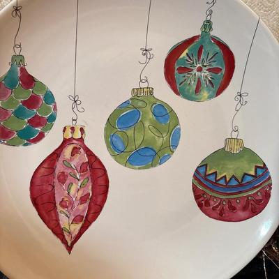 Christmas serving tray by Rosanna, more