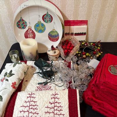 Christmas serving tray by Rosanna, more
