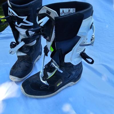 Alpinestars Motocross Boots Sizes 7,8 & 8.5 Plus Bionic Plus Knee Protectors (G-JS)