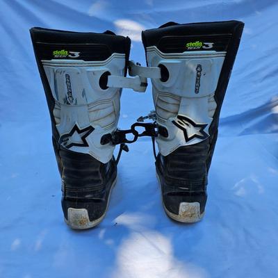 Alpinestars Motocross Boots Sizes 7,8 & 8.5 Plus Bionic Plus Knee Protectors (G-JS)