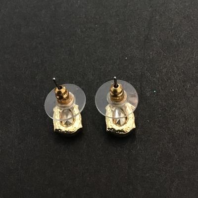Cute red Rhinestone stud earrings
