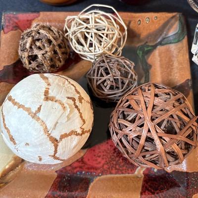 Wood Wildflowers, Orrefors candle holder, decor