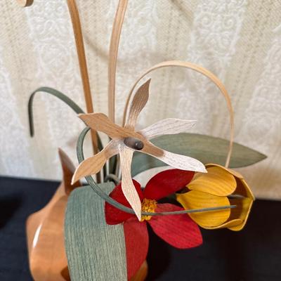 Wood Wildflowers, Orrefors candle holder, decor