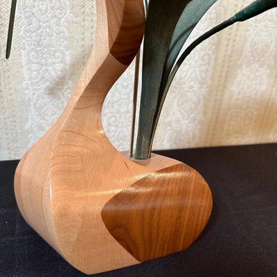 Wood Wildflowers, Orrefors candle holder, decor