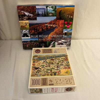 Ravensburger Puzzles, Blue Ridge Parkway Puzzles & Artifact Wooden Puzzles (G-MG)