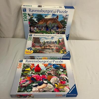 Ravensburger Puzzles, Blue Ridge Parkway Puzzles & Artifact Wooden Puzzles (G-MG)