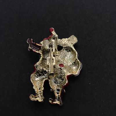 Vintage Santa Claus brooch pin