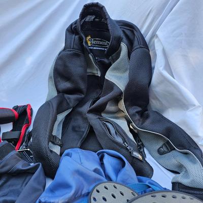 Xelement NWT Women’s Size S Motorcycle Jacket & More Protective Gear (G-JS)
