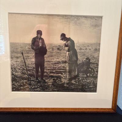 Angelus Jean Francois Millet print