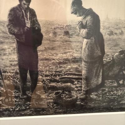 Angelus Jean Francois Millet print