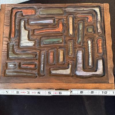 Handcrafted wood box by J David Ames