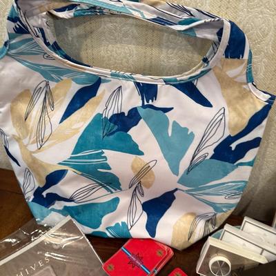 Bag, trivet, playing cards, matches, timers