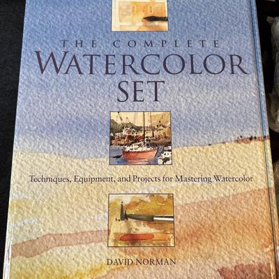Wartercolor set, stones & quilt batt