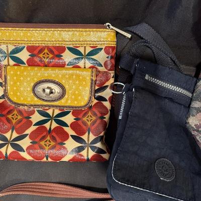 Ricardo tapestry bag, two crossbody purses