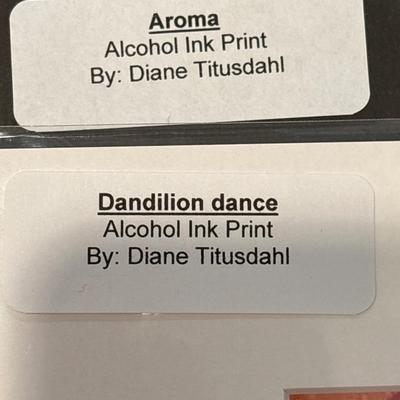 Alcohol Ink Prints by Diane Titusdahl