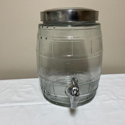 Barrel Shapped Beverage Dispenser, 2gal