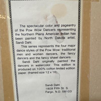 Print signed by Sandi Dahl