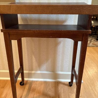 Vintage rolling lecture/book stand
