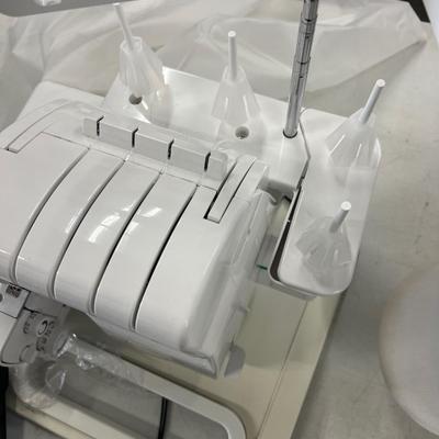 Sale Photo Thumbnail #13: Jet Air Victory Baby Lock, Item turns on unable to test as we do not know how to operate it again. It was told to us that this item was barely used. All items are sold as is where is.