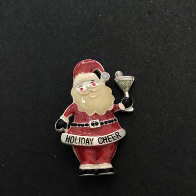 Santa Claus brooch pin