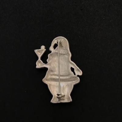 Santa Claus brooch pin