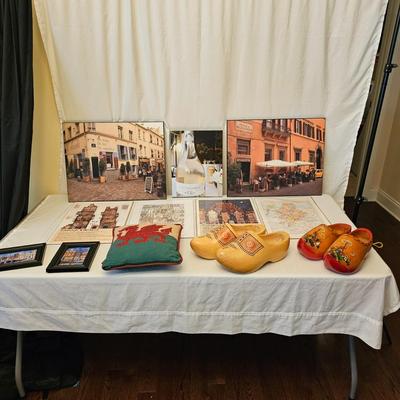 Eclectic European Decor - Dutch Clogs, Edinburgh Art & More (G-JS)