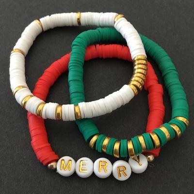Cute Christmas stretch bracelets