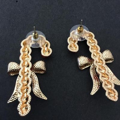 Beautiful super cute sugar fix candy, cane statement earrings