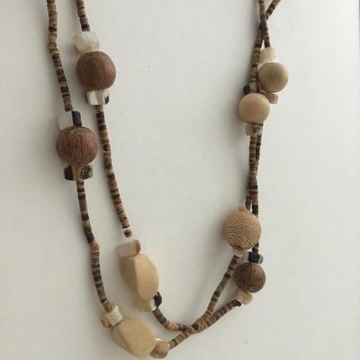 Unmarked beautiful unique beaded necklace