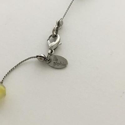 Lia Sophia marked colorful beaded necklace
