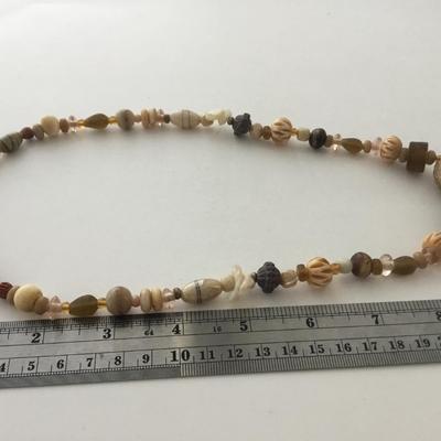 Beautiful unique beaded vintage clasp necklace
