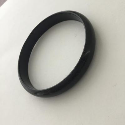 Black fashion bangle bracelet plastic