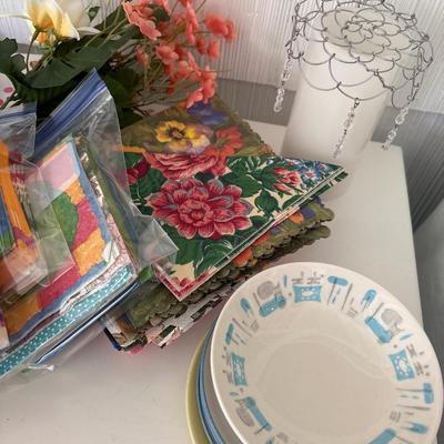 Napkins, paper, plates, bags, and more