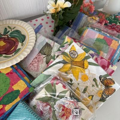 Napkins, paper, plates, bags, and more