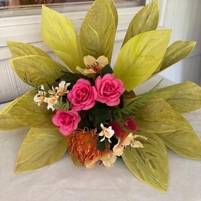 Groovy floral arrangement