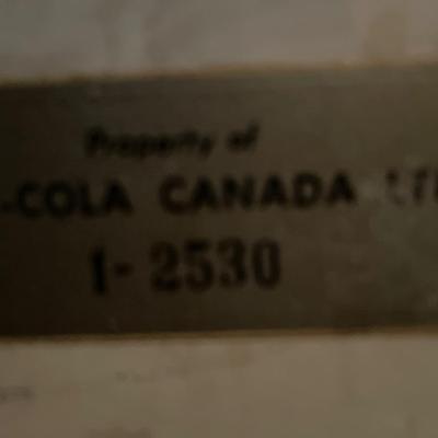 Vintage Pepsi cooler