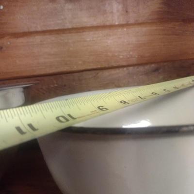 Set of Three Large Mixing or Bread Bowls Various Sizes