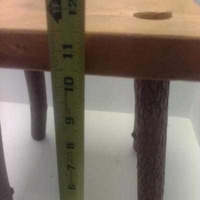 Hand Crafted Wood Foot Stool