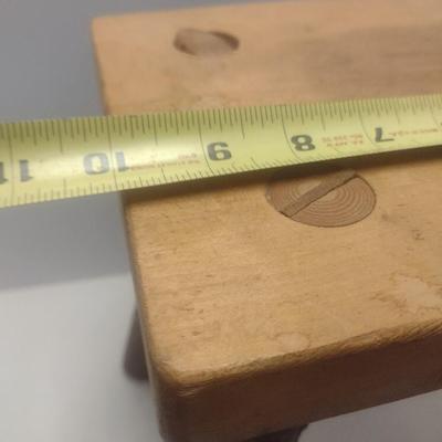 Hand Crafted Wood Foot Stool
